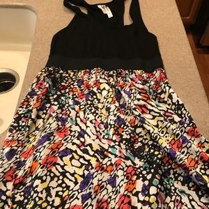 Fun, colorful racer back dress